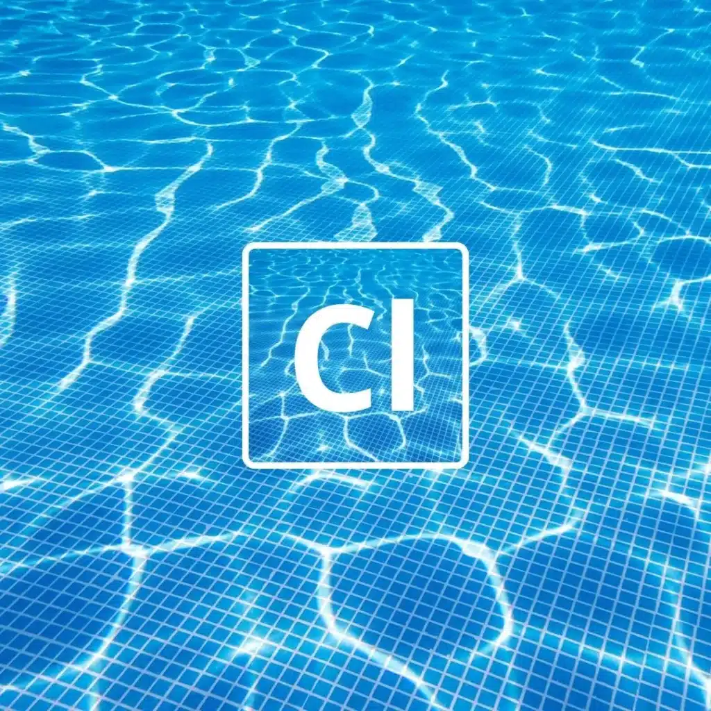 visuel d'illustration de l'article augmenter ou baisser le chlore qui représente le fond d'une piscine. 