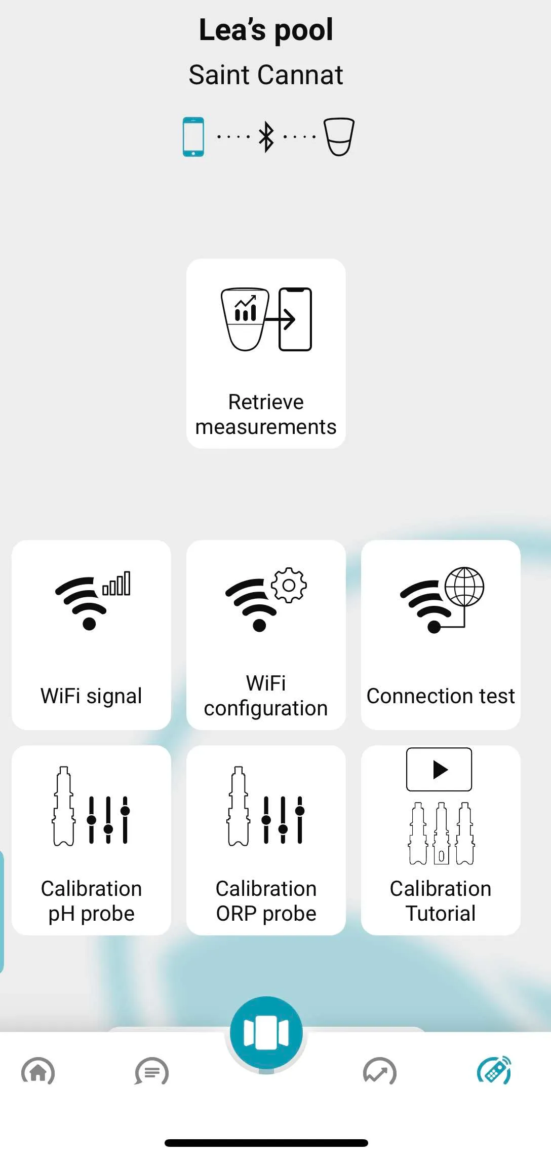 Accès à la télécommande ICO pour activer la connexion bluetooth 