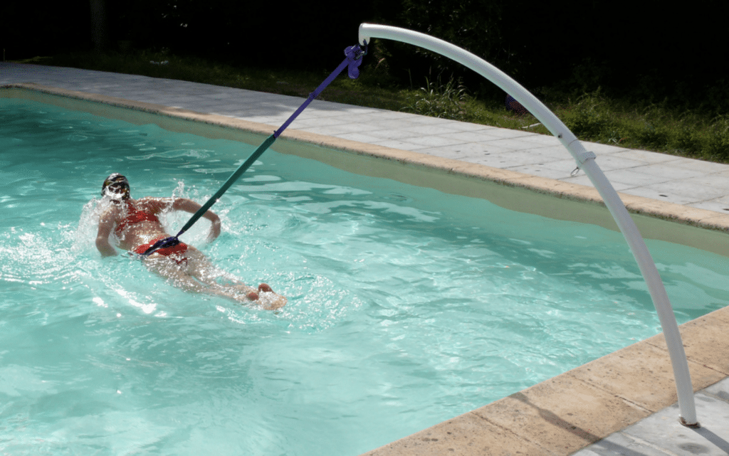 Swim bow for private pool 