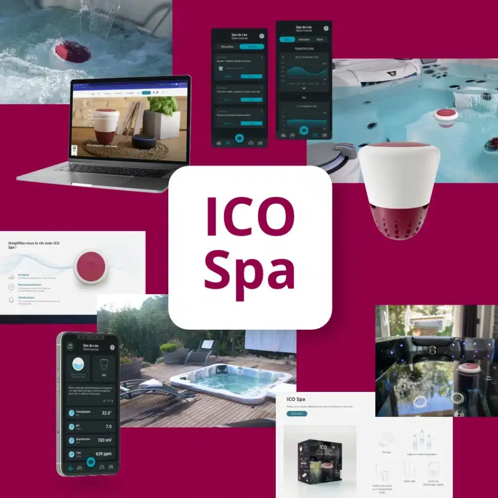 ICO SPA la sonde connectée qui facilite la gestion de votre spa et vous fait faire des économies. 