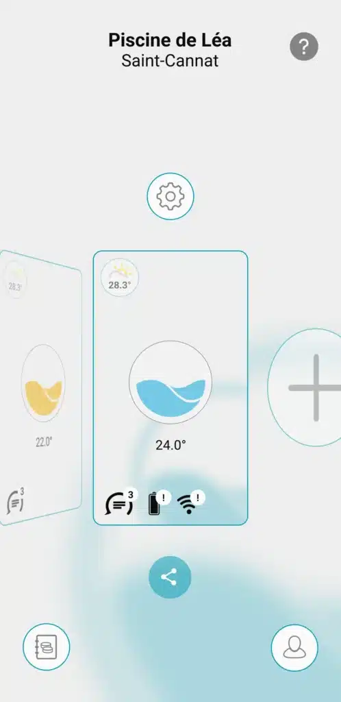 L’application permet une gestion multi-bassins ainsi qu’un partage multi-utilisateurs
