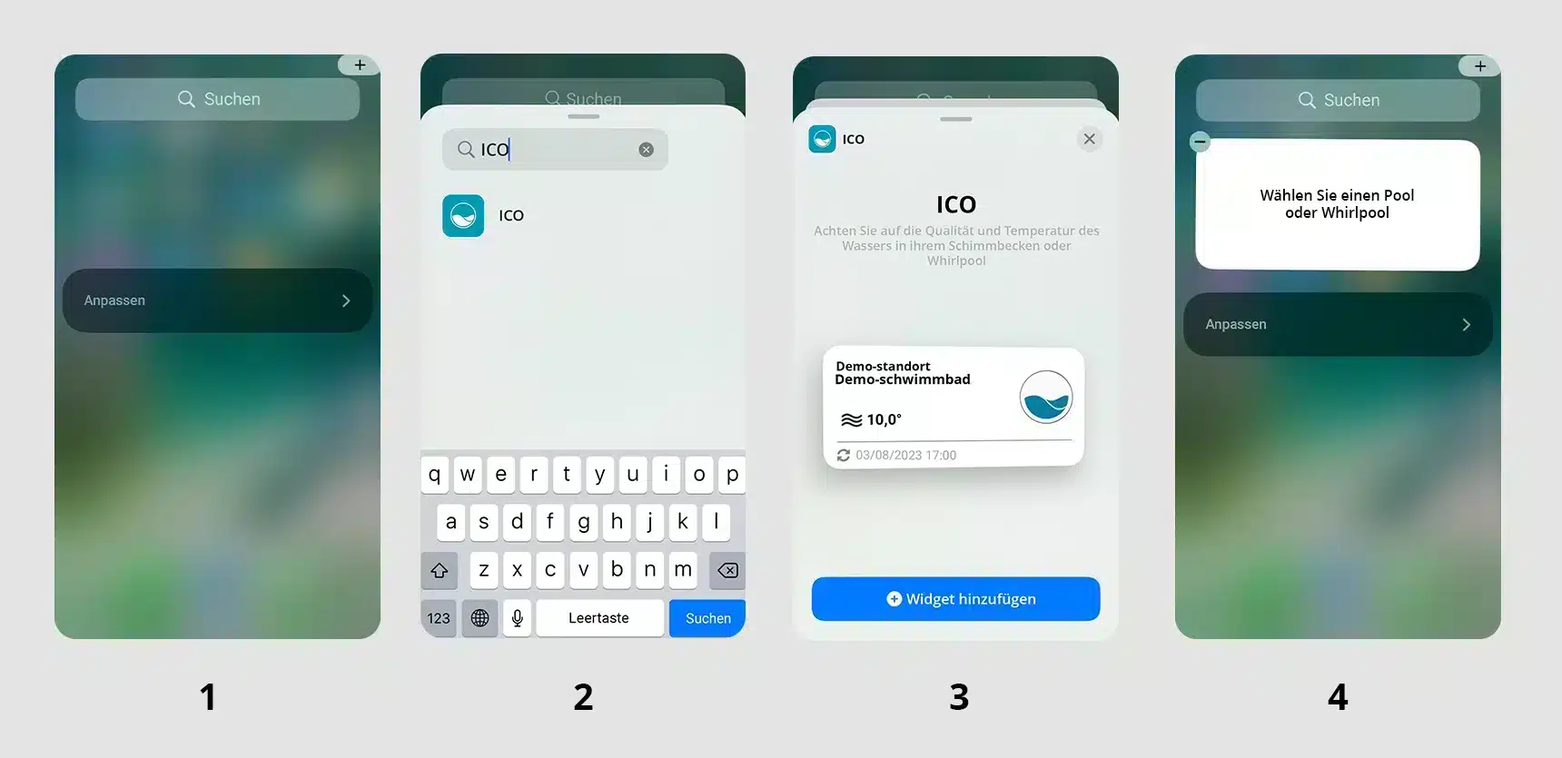 Installer le widget ICO sur un smartphone IOS