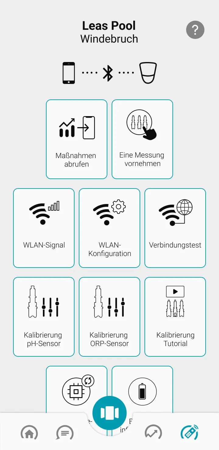 Accès à la télécommande ICO pour activer la connexion bluetooth 