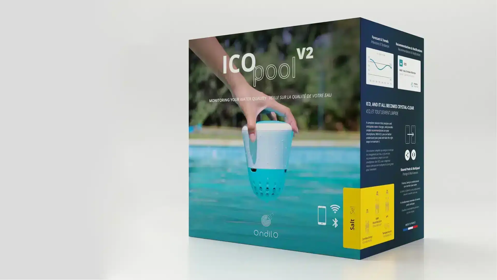 Packaging d'un ICO Pool V2 version sel